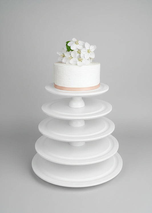 Macaron Etagere Turm Stand handgefertigt aus Holz 5 Etagen