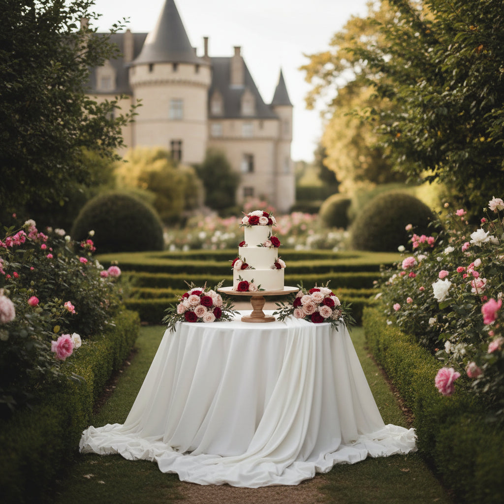 TORTENSTÄNDER HOLZ groß Hochzeit Patisserie- Konditorei- Bedarf- Kuchenständer Tortenplatte 45,5/43,2/39,5/36,0/33,0 cm 18.0/17.0/15.5/14.0/13.0 inch GALA Muskat