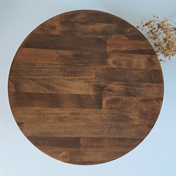 TORTENSTÄNDER HOLZ groß Hochzeit Patisserie- Konditorei- Bedarf- Kuchenständer Tortenplatte 45,5/43,2/39,5/36,0/33,0 cm 18.0/17.0/15.5/14.0/13.0 inch CLASSIC Antikbraun