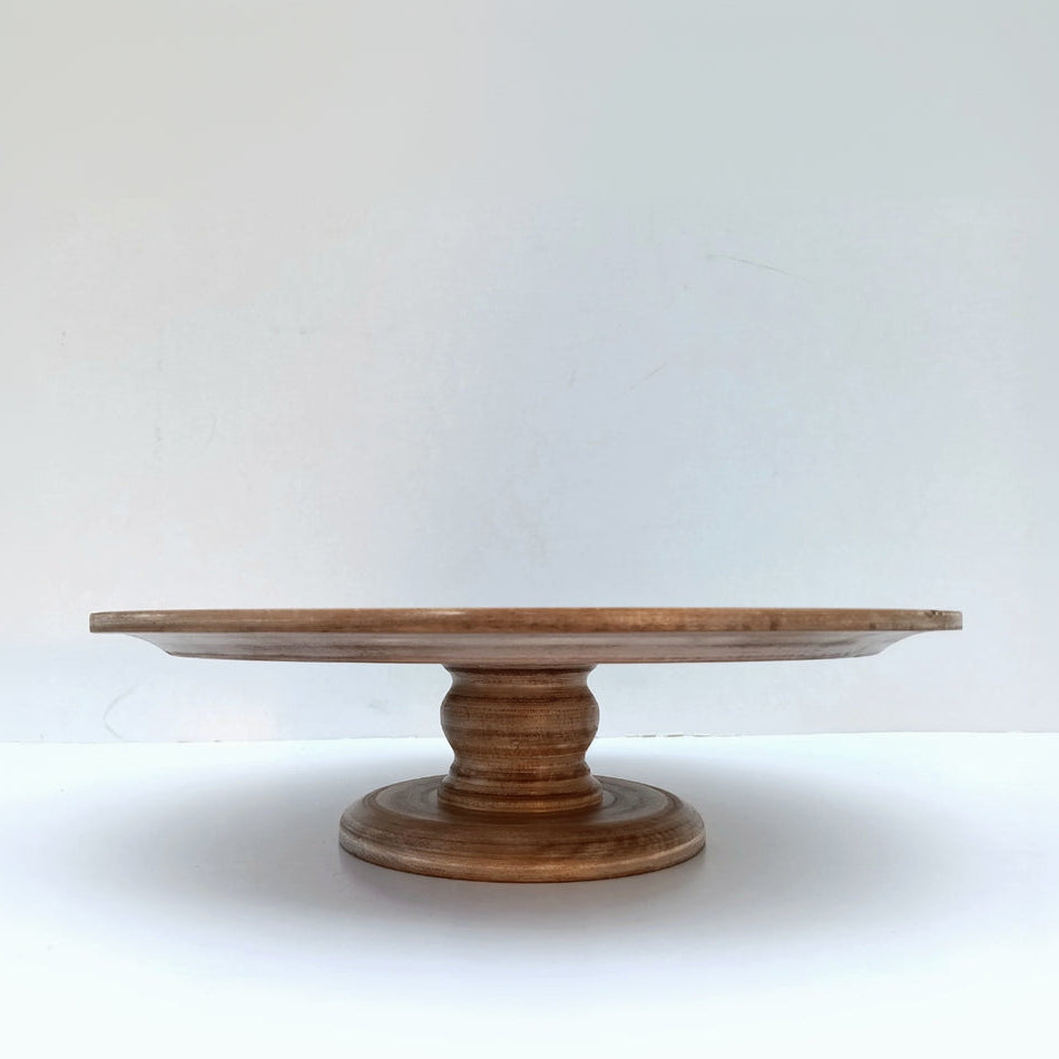 TORTENSTÄNDER HOLZ groß Hochzeit Patisserie- Konditorei- Bedarf- Kuchenständer Tortenplatte 45,5/43,2/39,5/36,0/33,0 cm 18.0/17.0/15.5/14.0/13.0 inch CLASSIC Muskat