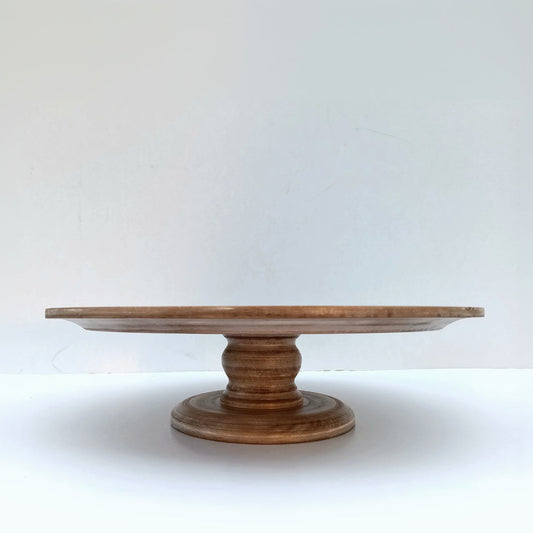 TORTENSTÄNDER HOLZ groß Hochzeit Patisserie- Konditorei- Bedarf- Kuchenständer Tortenplatte 45,5/43,2/39,5/36,0/33,0 cm 18.0/17.0/15.5/14.0/13.0 inch CLASSIC Muskat