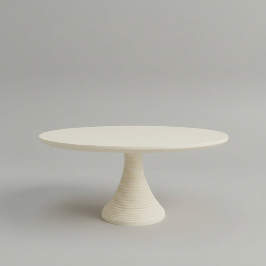 TORTENSTÄNDER HOLZ groß Hochzeit Patisserie- Konditorei- Bedarf- Kuchenständer Tortenplatte 38,0/36,0 cm 15.0/14.0 inch CILIA Farbe Creme